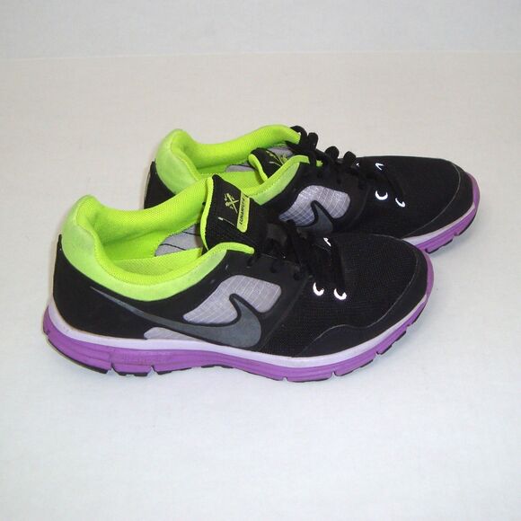 Nike Womens Lunarfly 4 Athletic Running Sneakers Lunarlon Purple Black - Picture 6 of 10
